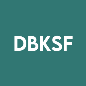 Stock DBKSF logo