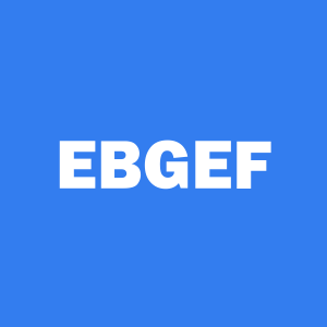 Stock EBGEF logo