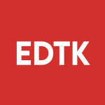 EDTK Stock Logo