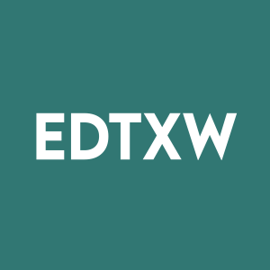 Stock EDTXW logo