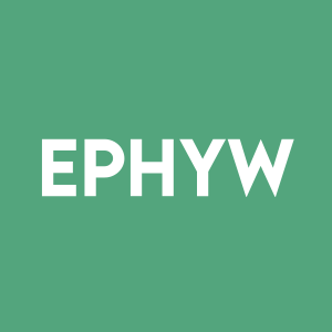Stock EPHYW logo