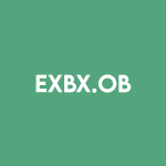 EXBX.OB Stock Logo