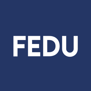 Stock FEDU logo