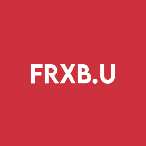 Stock FRXB.U logo