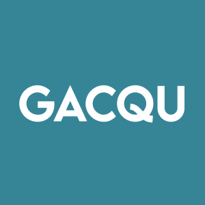 Stock GACQU logo