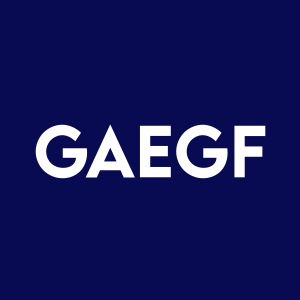 Stock GAEGF logo