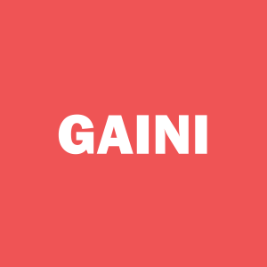 Stock GAINI logo