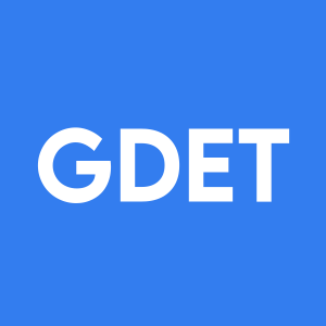 Stock GDET logo