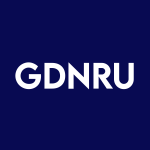 GDNRU Stock Logo