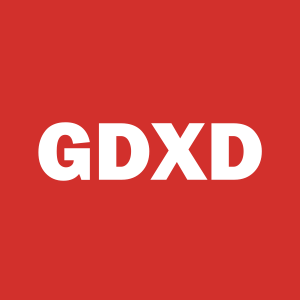 Stock GDXD logo