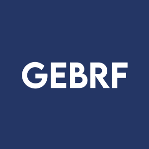 Stock GEBRF logo