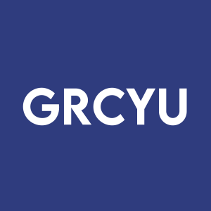 Stock GRCYU logo
