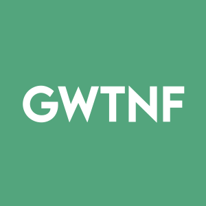 Stock GWTNF logo