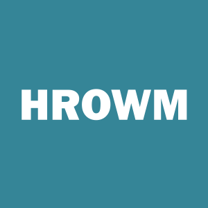 Stock HROWM logo