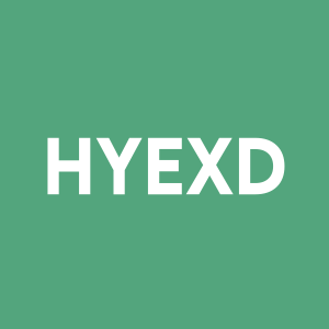 Stock HYEXD logo
