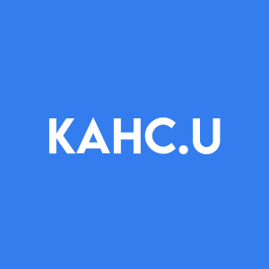 Stock KAHC.U logo
