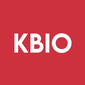 Stock KBIO logo