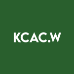 KCAC.W Stock Logo