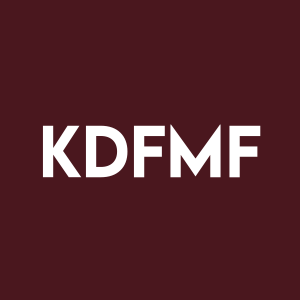 Stock KDFMF logo