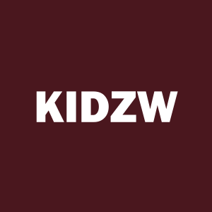 Stock KIDZW logo