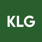 KLG Stock Logo