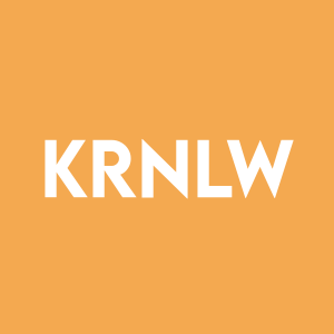 Stock KRNLW logo