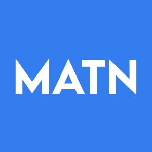 Stock MATN logo