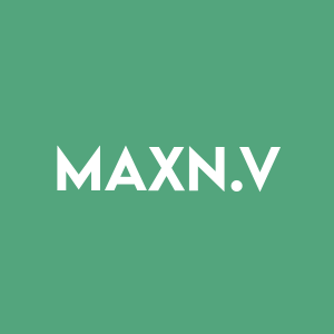 Stock MAXN.V logo