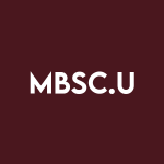 MBSC.U Stock Logo