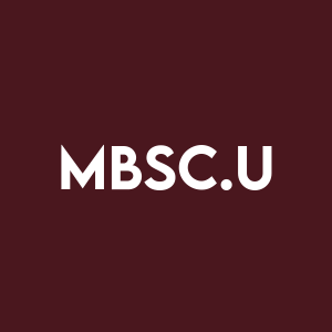 Stock MBSC.U logo