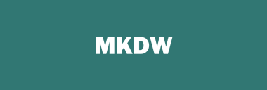 Stock MKDW logo