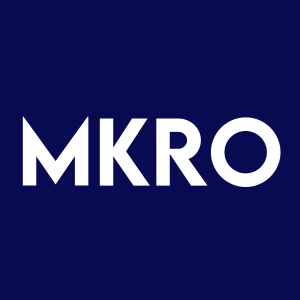 Stock MKRO logo