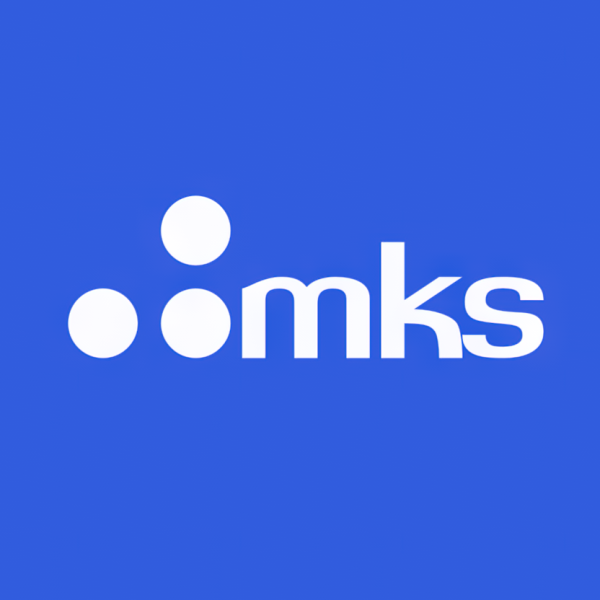 MKS* logo t-shirt (white/blue) - BLUE LUG GLOBAL ONLINE STORE
