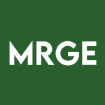 MRGE Stock Logo