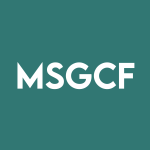 Stock MSGCF logo
