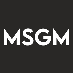 Stock MSGM logo