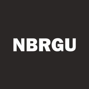 Stock NBRGU logo