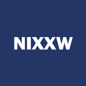 Stock NIXXW logo