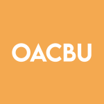 OACBU Stock Logo