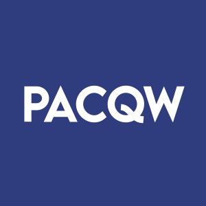 Stock PACQW logo