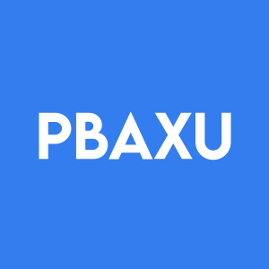 Stock PBAXU logo