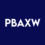PBAXW Stock Logo