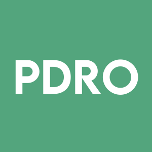 Stock PDRO logo