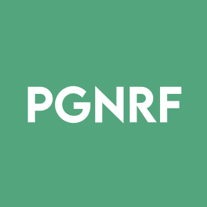 Stock PGNRF logo