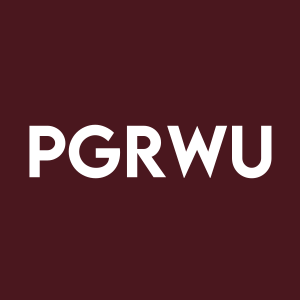 Stock PGRWU logo