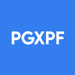 Stock PGXPF logo