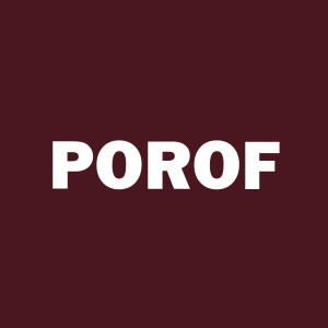 Stock POROF logo