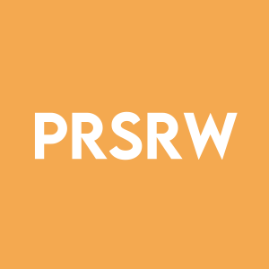 Stock PRSRW logo