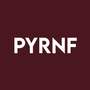 Stock PYRNF logo