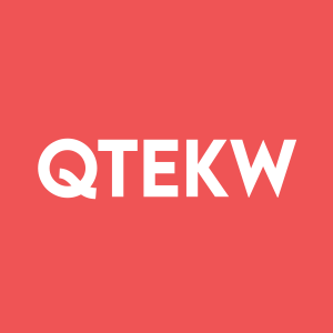 Stock QTEKW logo